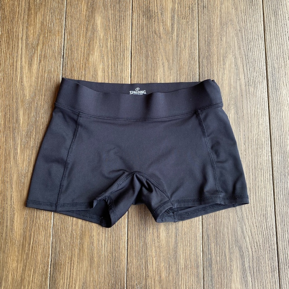 Spalding Black “Spandex” Shorts